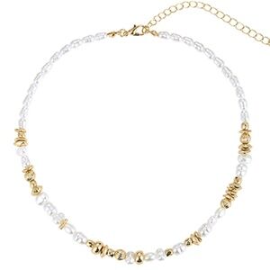 Baroque Pearl & Organic Ball Choker